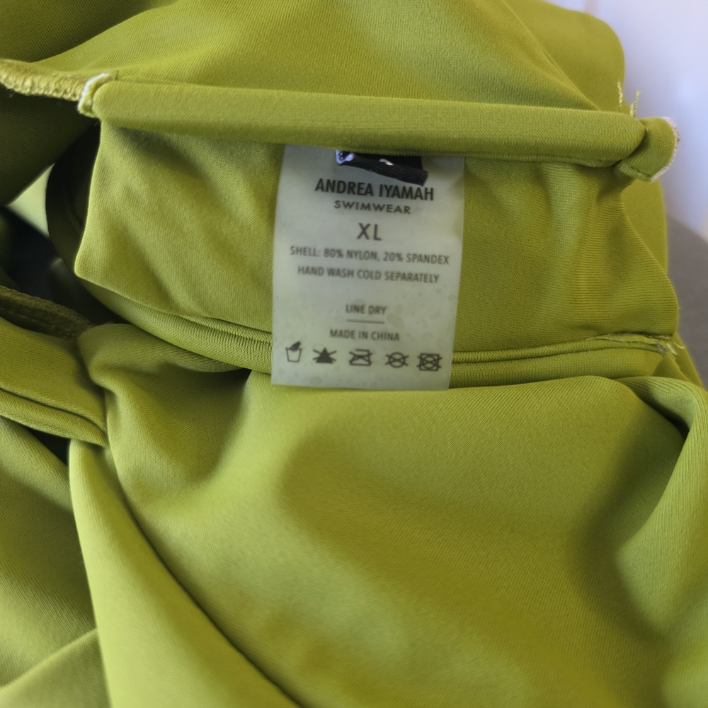 Andrea Iyamah Olive Twist Cutout One-Piece Swimsuit - Picture 5 of 5